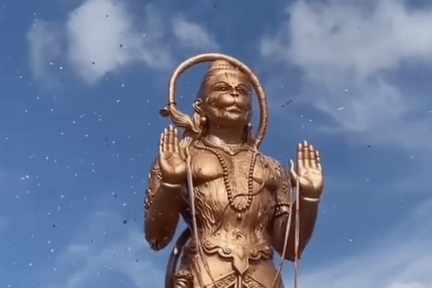 Lord Hanuman statue in Houston, Texas